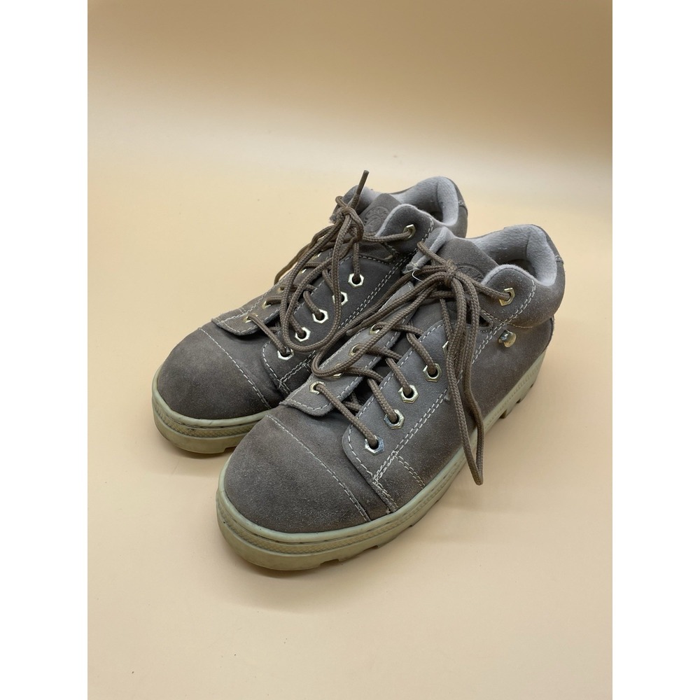 Vintage Candies 90's Chunky Lace-up Platform Size 8.5 Suede‎ Brown Y2K Shoes